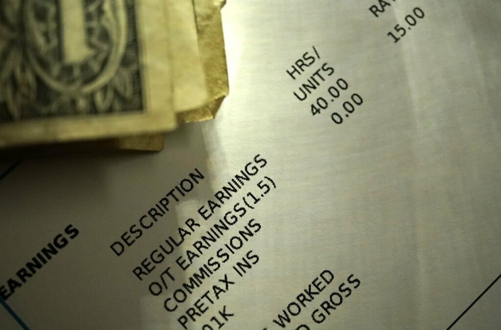 medical student what to submit for paystub